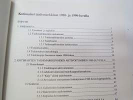 Kotimaiset taidearkkinat 1980- ja 1990-luvulla -Finnish art markets, scientific study