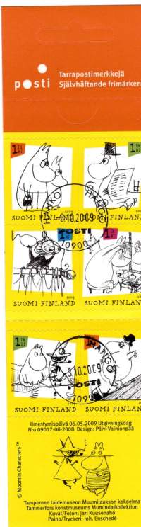 Suomi - Muumit sarjakuvissa 2009 - vihko leimattuna 3.10.2009