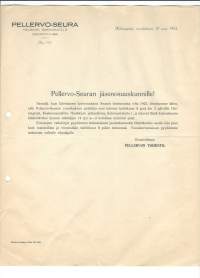 Pellervo-Seura kiertokirje 1924 nr 770    -   firmalomake