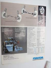 Mazda 323 1986 -myyntiesite / brochure