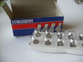 Tungsram  autolamppu    24 V 15 W 1115  10 Ba 15s/   alkuperäinen täysi tukkupakkaus  tuotepakkaus 10 kpl  13x6x6  cm