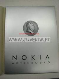 Nokia Aktiebolag -kuvateos, täydennysjulkaisu teokseen  &quot;Nokian Tehdas 1868-1928&quot;, ruotsinkielinen.