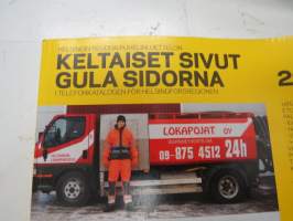 Helsingin seudun puhelinluettelo 2008 -Keltaiset sivut / Helsingforsregionen - Gula sidorna -telephone catalog (Helsinki area) - yellow pages