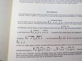 Authentic Bongo rhytms by Bob Evans - guidebook &amp;notes / bongo-rumpujen soiton oppi- ja nuottikirja