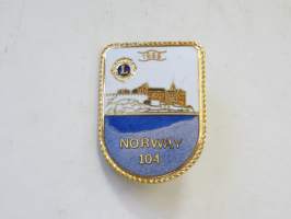 Lions Club Ansiomerkki - 1989 Norway 104