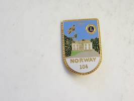 Lions Club Ansiomerkki - 1991 Norway 104