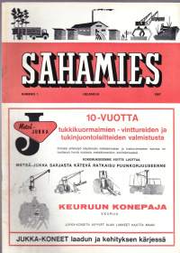 Sahamies 1967 N:o 1 helmikuu. Suomen sahat r.y.n julkaisu