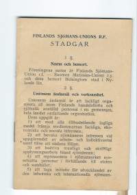 Finlands Sjöman-Union rf Stadgar 1941