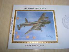The Royal Air Force, R.A.F., Lancaster, Iso-Britannia, 1986, ensipäiväkuori, FDC, hieno. Katso myös muut kohteeni mm. noin 1200 erilaista amerikkalaista
