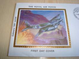 The Royal Air Force, R.A.F., Mosquito, Iso-Britannia, 1986, ensipäiväkuori, FDC, hieno. Katso myös muut kohteeni mm. noin 1200 erilaista amerikkalaista
