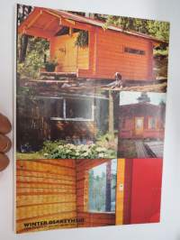 Wintermix Pentol puunsuoja - Kimmo kuultolakka -maaliesite ja värikartta / paint brochure &amp; colour chart