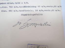 Joh. Askolin, Borgå &amp; Forsby, 4.1.1936 - Suomen Sahanterätehdas Oy, Tampere -asiakirja -business document