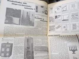 Rakennusviesti 1967-68 7 kpl lehtiä, monipuolisesti tuon ajan rakentamisesta