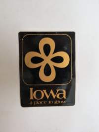 Iowa - a place to grow -tarra / sticker