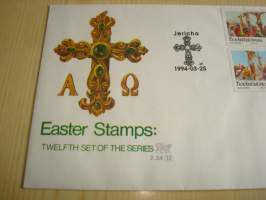 Pääsiäinen, Jeesus, Easter Stamps, 1994, Bobhuthatswana, ensipäiväkuori, FDC, 4 erilaista postimerkkiä, hieno ja kookkaampi kuori. Katso myös muut kohteeni