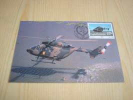 Helikopteri, Air Force, ilmavoimat, 1990, Bobhuthatswana, maksikortti, FDC. Katso myös muut kohteeni mm. noin 1200 erilaista amerikkalaista ensipäiväkuorta