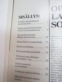 Posliininmaalaus ja keramiikka 1986 nr 3 -magazine
