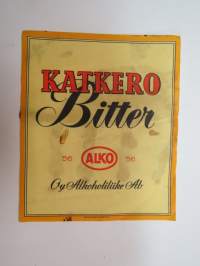 Katkero Bitter 5656 - Oy Alkoholiliike Ab - etiketti / label