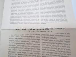 Mehiläinen - Otava asiamieslehti 1926 nr 3 -publishing house agent´s magazine