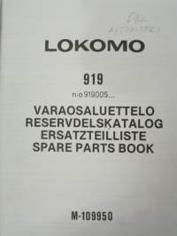 Lokomo 919 Autonosturi (n:o 919005) Spare Parts Book / Reservdelskatalog / Ersatzteilliste -varaosaluettelo