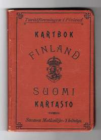 Suomi : kartasto = Finland : kartbok.Kieli:suomiAjankohta:d1897Painos:[3. p.].Suomen matkailijayhdistys.