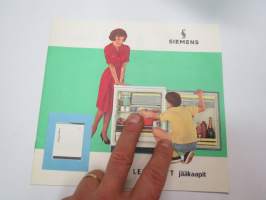 Siemens levitetyt - jääkaappi -myyntiesite / brochure