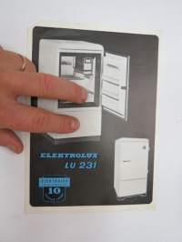 Electrolux LU 231 jääkaappi -myyntiesite / brochure