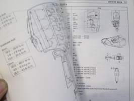 Suzuki Outboard Motor DT115/140 Service Manual and DT115/140 Supplementary Service Manual - Perämoottorin huoltokirja