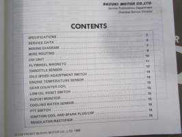 Suzuki Outboard Motor DT115/140 Service Manual and DT115/140 Supplementary Service Manual - Perämoottorin huoltokirja