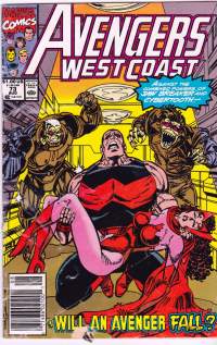 Avengers West Coast 1991 N:o 73 -