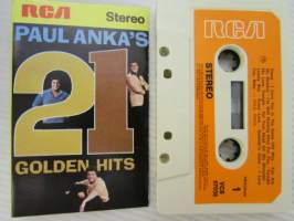 Paul Anka&#039;s - 21 Golden Hits -c-kasetti / c-cassette