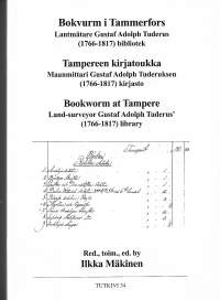 Tampereen kirjatoukka Maanmittari Gustaf Adolph Tuderuksen (1766-1817) kirjasto
