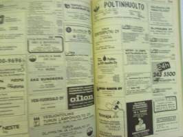 Lounais-Suomen puhelinluettelo keltaiset sivut 1991