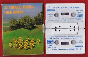 35Famous Israeli Folk Songs - 35 tunnettua israelilaista kansanlaulua, 1985. 2 C-kasettia.