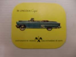 Lincoln Capri  AAA keräilykuva n:o 26