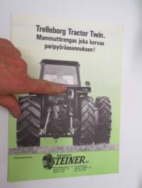 Trelleborg Tractor Twin -traktorinrenkaat -myyntiesite -farm tractor tires sales brochure