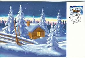 Postin maxi joulukortti 2002 design Nina Rintala