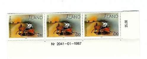 Åland, Palokuntatoiminta  1987 LaPe 24 ** postituore  3 kpl  postimerkki