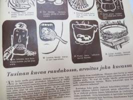 Kotiliesi 1952 nr 24 - Kotilieden Joulu 1952, sis. mm. seur. artikkelit / kuvat / mainokset; Silo, Fazer, 4711, Riihimäen Lasi Oy - Helena Tynell - Ulpukka, Hedvig