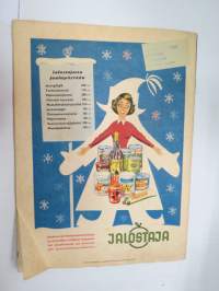 Kotiliesi 1952 nr 24 - Kotilieden Joulu 1952, sis. mm. seur. artikkelit / kuvat / mainokset; Silo, Fazer, 4711, Riihimäen Lasi Oy - Helena Tynell - Ulpukka, Hedvig