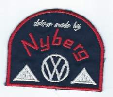 VW driver made by Nyberg -   hihamerkki kangasmerkki