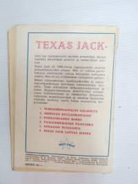 Texas Jack - Cowboy lukemisto 1955 nr 2 Arizonan kullankaivajat -wild west reading