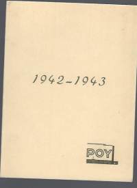 Paperituote Oy 1942- 1943 - joulukortti, mainoskortti