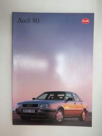 Audi 80 1993 -myyntiesite / sales brochure
