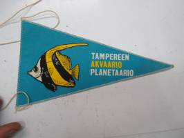 Tampereen Akvaario  Planetaario -matkailuviiri / matkamuistoviiri -souvenier pennant