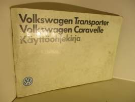 Volkswagen Transporter Caravelle 1988 -käyttöohjekirja