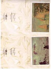 Claude Monetin  ( 1860- 1926)  taidepostikortti kokoelma 23 kpl.