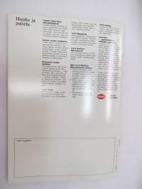 Audi 100, 100 Avant 1988 -myyntiesite / sales brochure