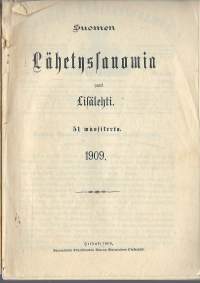 Suomen Lähetyssanomia ynnä lisälehti 1909 nr 6 ja 9