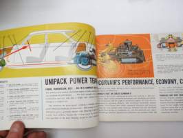Chevrolet Corvair 1960 -myyntiesite / sales brochure